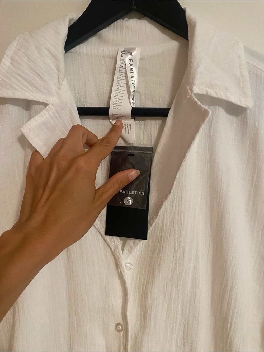 NWT Fabletics White Romper - Picture 3 of 6